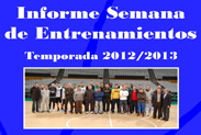 MEMORIA TECNICA VIII SEMANA DE ENTRENAMIENTOS – LIGA ENDESA