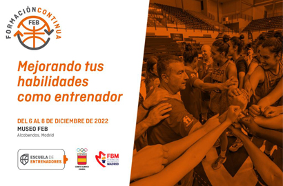 Formación continua FEB: “Mejorando tus habilidades como entrenador”