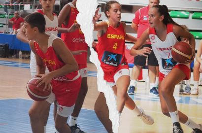 La U15 Masculina y Femenina concentración en Zaragoza