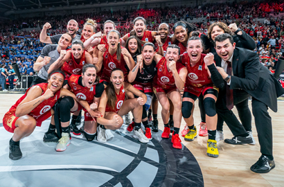 Casademont Zaragoza, campeonas de la Copa de la Reina 2023
