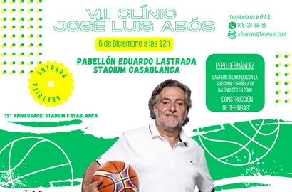 El X Clínic Memorial ‘José Luis Abós’ bate récord de participación con la presencia de Chus Mateo