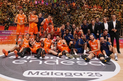 Valencia Basket rompe su sequía y conquista su segunda Supercopa Endesa